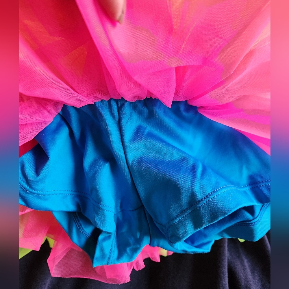 Weissman Girls Dance Leotard With Tutu, Size IC (7/8) - Picture 5 of 8